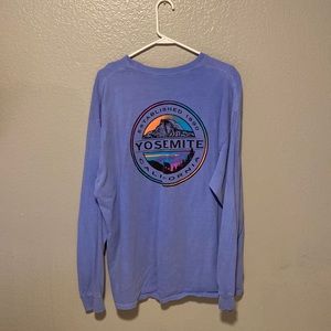 Yosemite XXL Blue Long Sleeve Tee
